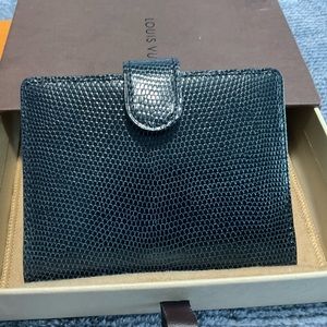 Louis Vuitton Lizard skin card holder